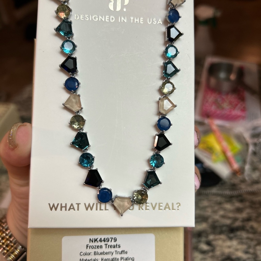 Blueberry Truffle Necklace by bomb party